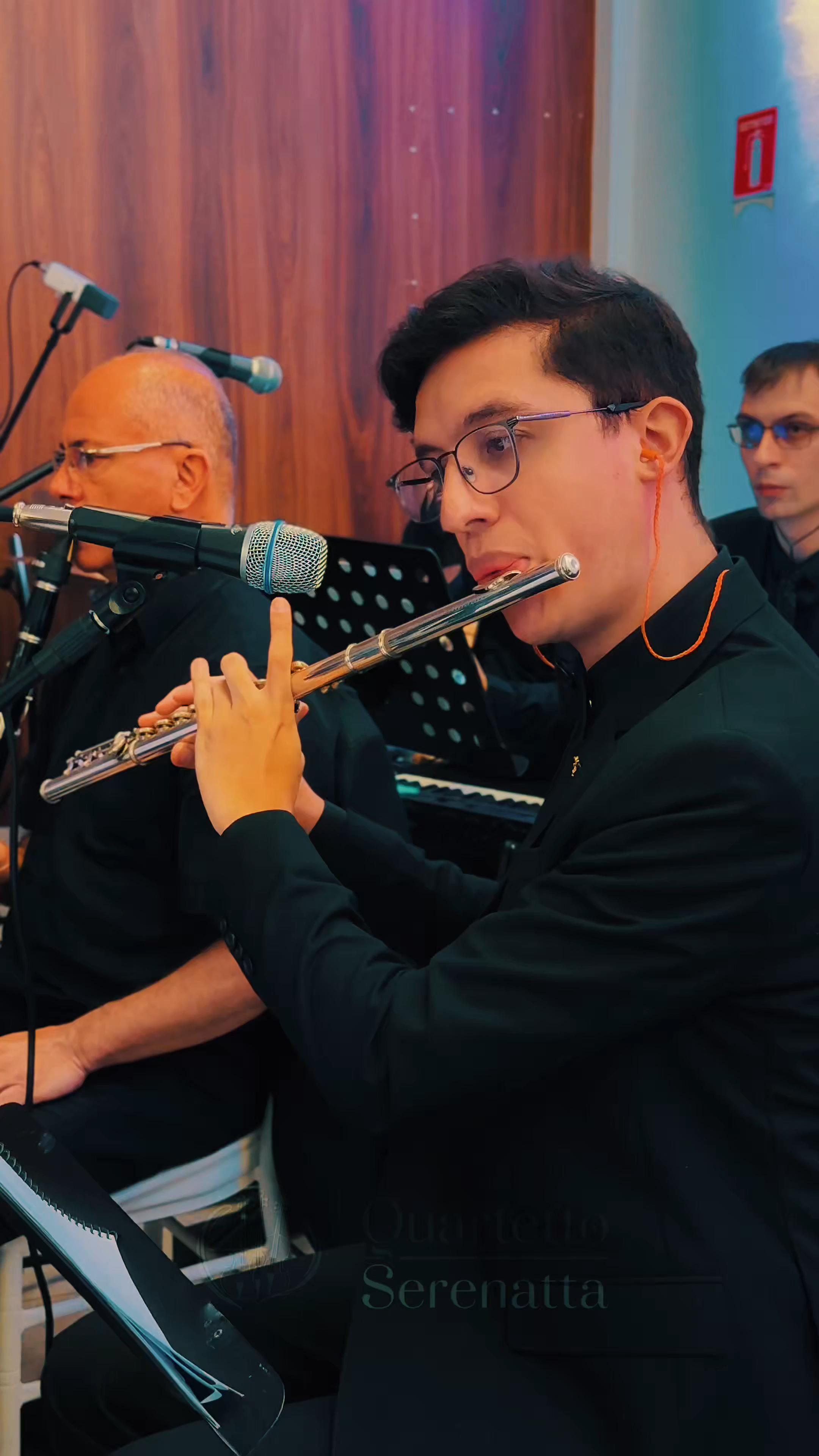 Músicos do Quartetto Serenatta em apresentação